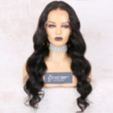 13x5 Lace Front Body Wave Middle Part Human Hair Wig Natural Color  Density - PULSE MART