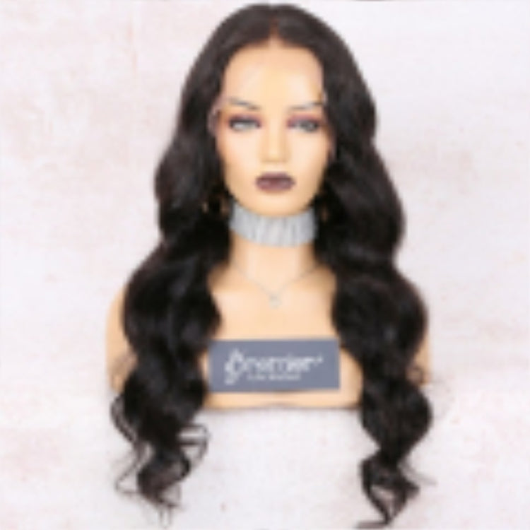 13x5 Lace Front Body Wave Middle Part Human Hair Wig Natural Color  Density - PULSE MART