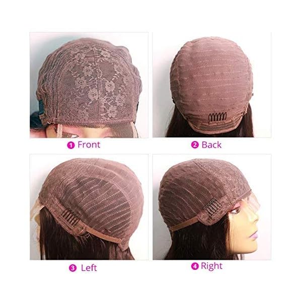 4x4 Lace Closure Wig Human Hair Natural Color Body Wave Density - PULSE MART