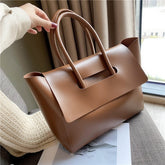Fashion Women Shoulder Bags Large Capacity Handbags Simple Retro Tote Bags Solid Color Famous Brand High Quality Bags - PULSE MART