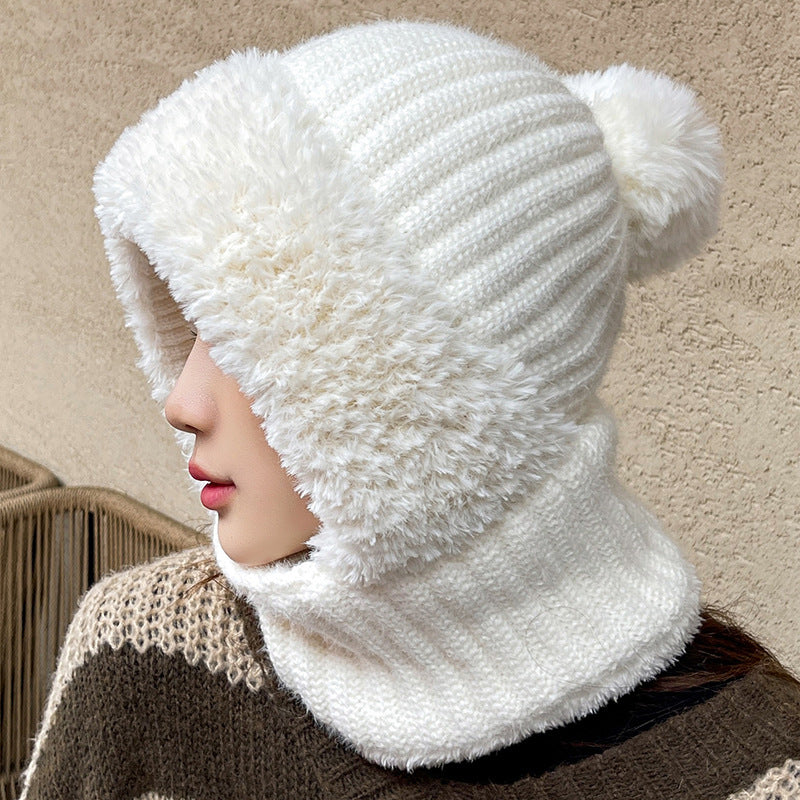 Multifunctional Hat Scarf One-piece Hat Neck Protection Bandana Warm - PULSE MART