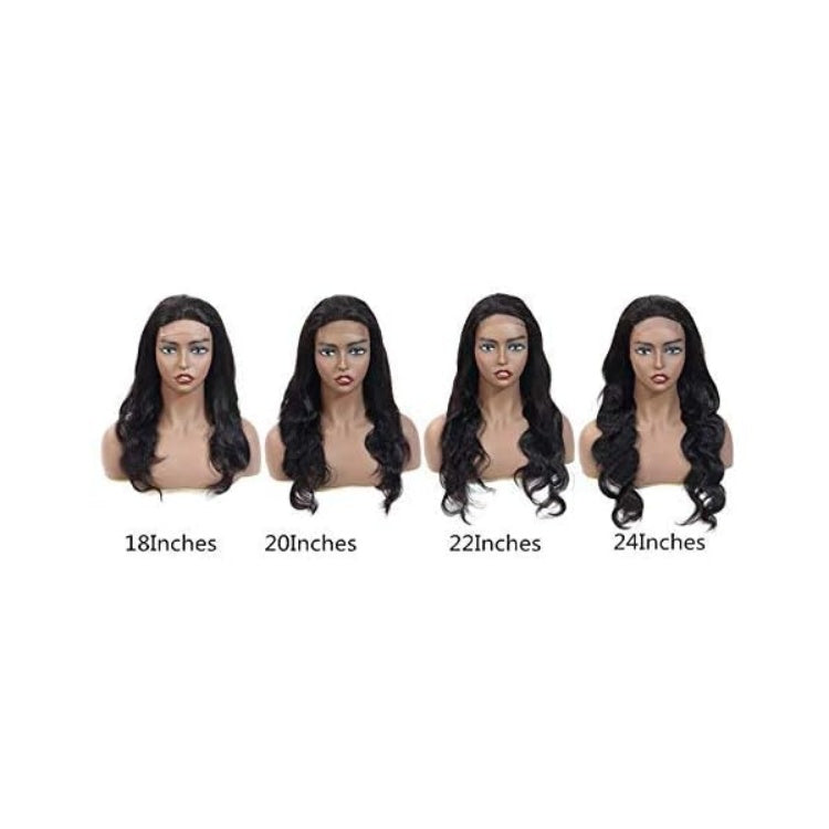 4x4 Lace Closure Wig Human Hair Natural Color Body Wave Density - PULSE MART