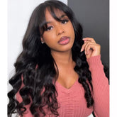 Full Machine Made Wig Body Wave Natural Color Density - PULSE MART