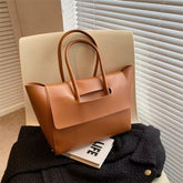 Fashion Women Shoulder Bags Large Capacity Handbags Simple Retro Tote Bags Solid Color Famous Brand High Quality Bags - PULSE MART