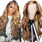P4 27 13x4 Lace Front Wig Human Hair Body Wave Density - PULSE MART
