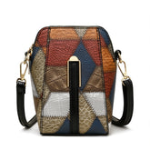 Fashion Soft Leather Stitching Shoulder Bag - PULSE MART
