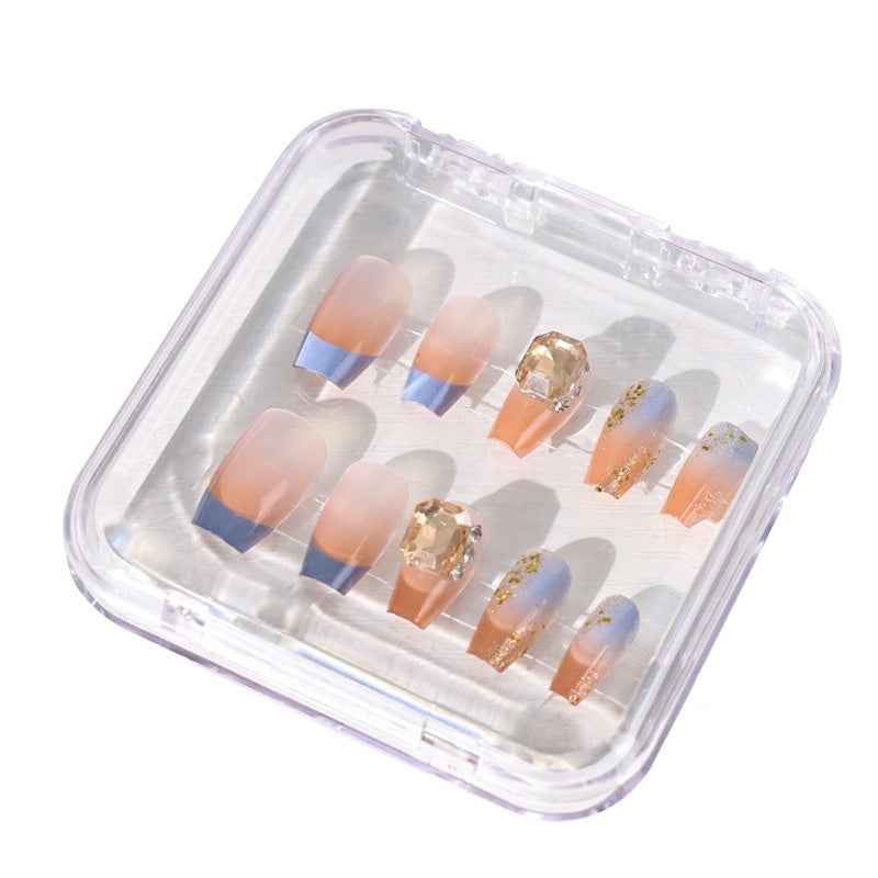 Transparent Manicure Small Wear Nail Box Handmade Nail Storage Box - PULSE MART