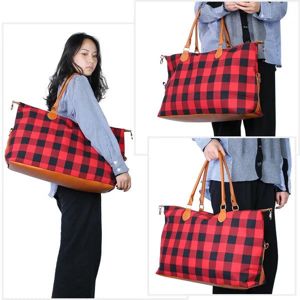Women Duffle Bag Travel Luggage Bags Weekend Overnight Bag Tote Bags Shoulder Handle Bags - PULSE MART