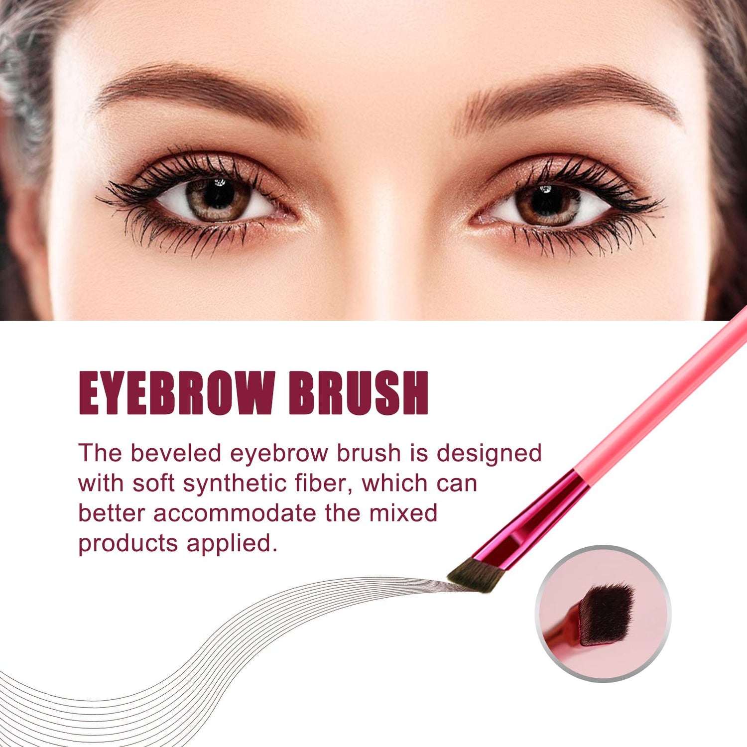 EELHOE Multi-functional Eyebrow Brush Set For Filling, Shaping, And Coloring Smooth Eyebrows Makeup Kit - PULSE MART