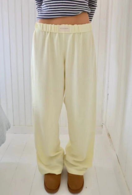 Fashion Y2K Striped Straight Trousers Summer Elastic High Waist Wide Leg Pants For Women - PULSE MART