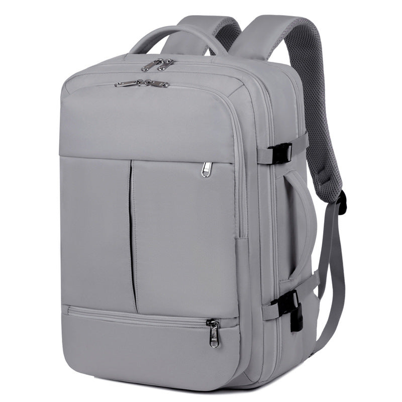 Large Capacity Backpack For Women Men Multiple Pockets And Zippers Versatile Computer Bags Business Travel Backpack - PULSE MART
