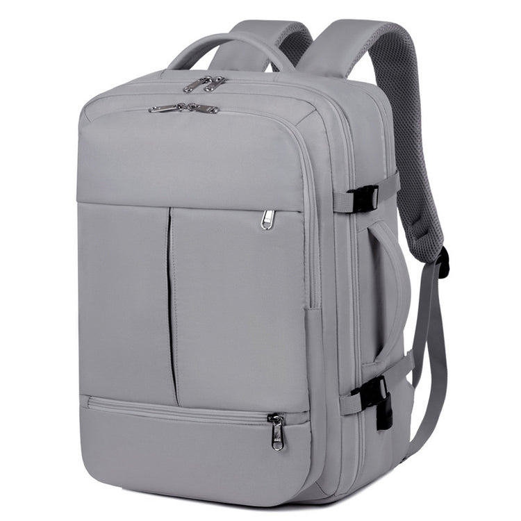 Large Capacity Backpack For Women Men Multiple Pockets And Zippers Versatile Computer Bags Business Travel Backpack - PULSE MART