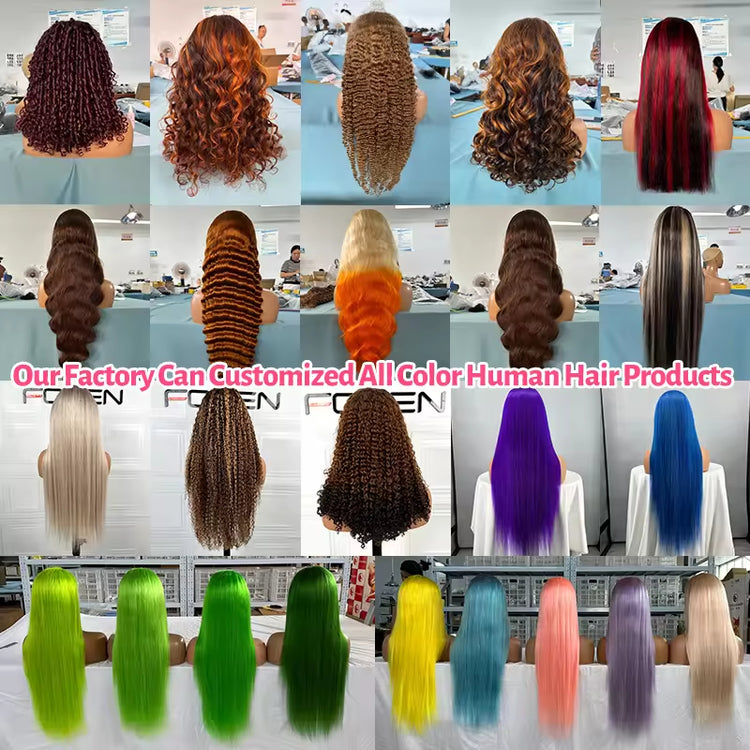 13x6 Human Hair Lace Wig, High-Definition Burgundy Lace Wig, Human Hair With Aligned Cuticle Layer, Indian Hair Wig - PULSE MART