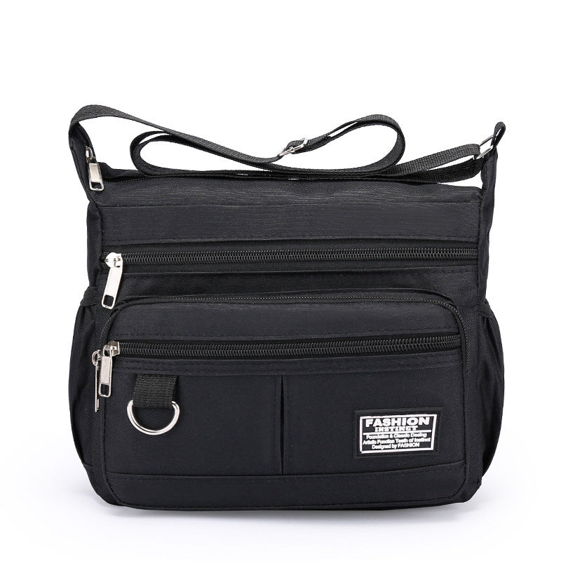 Men's Outdoor Leisure Multi-layer Zipper Messenger Bag - PULSE MART