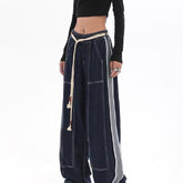 Loose Wide Leg Straight Trousers - PULSE MART