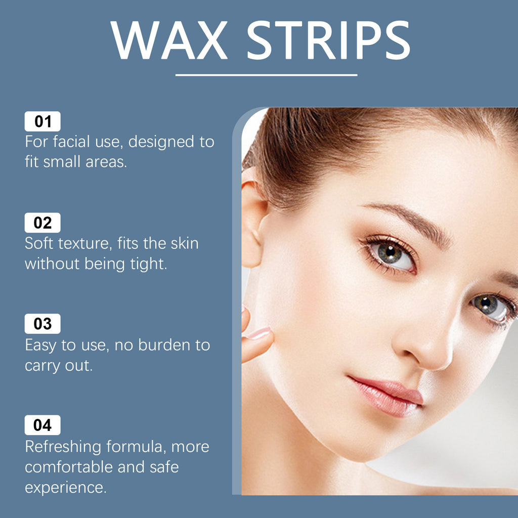 Facial Hair Removal Wax Paper Wet Wipes
