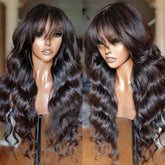 Full Machine Made Wig Body Wave Natural Color Density - PULSE MART