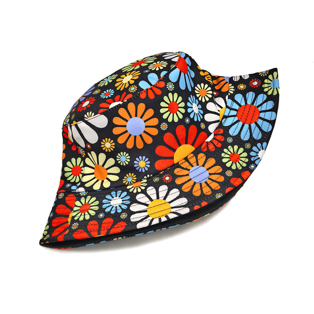 Colorful Flowers Bucket Hat Sun Hat - PULSE MART