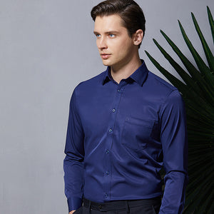 Work Clothes Mercerized Stretch Shirt For Men - PULSE MART