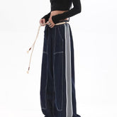 Loose Wide Leg Straight Trousers - PULSE MART