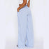 Striped Trousers With Pockets Ins Fashion Casual Wide Leg Straight Pants For Women Clothing - PULSE MART