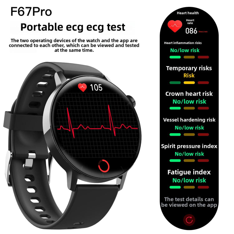 1.41-inch Health Smartwatch Fitness Tracker And Heart Rate-blood Oxygen-blood Pressure-sleep Monitor - PULSE MART