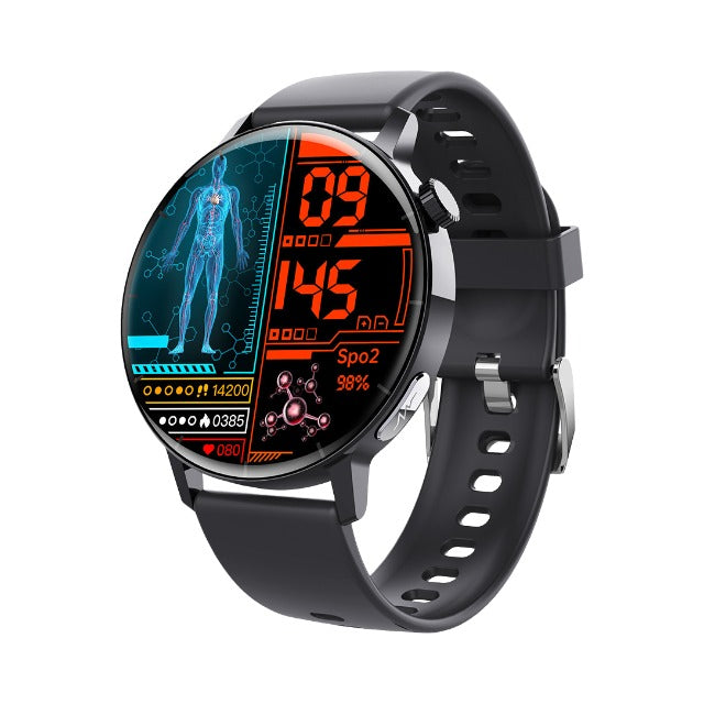 1.41-inch Health Smartwatch Fitness Tracker And Heart Rate-blood Oxygen-blood Pressure-sleep Monitor - PULSE MART