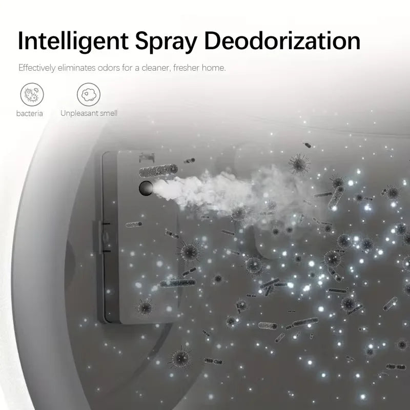 Automatic Self-Cleaning Cat Litter Box with App Control & Smart Deodorizer