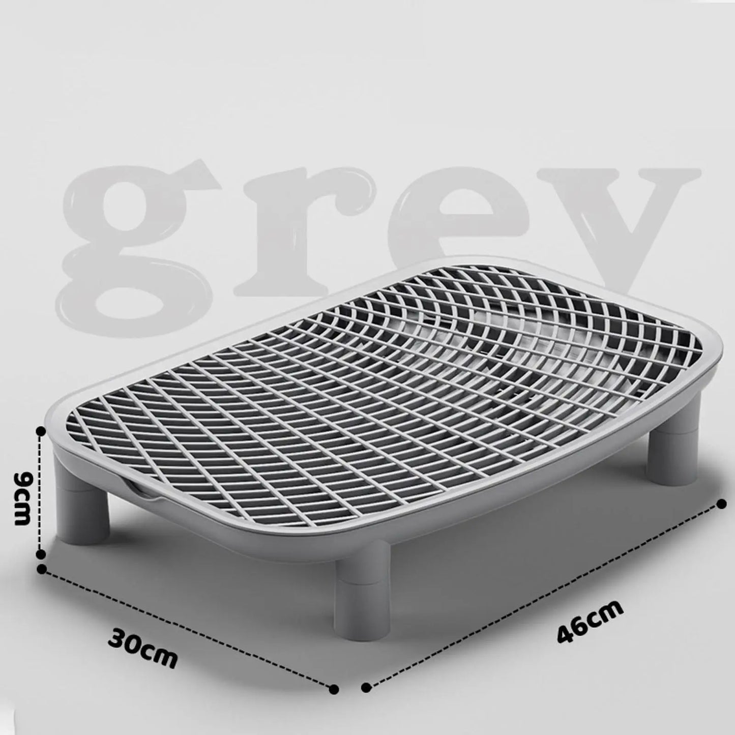 Cat Litter Ramp – Plastic Litter Box Step with Anti-Tracking Footboard for Cats & Kittens