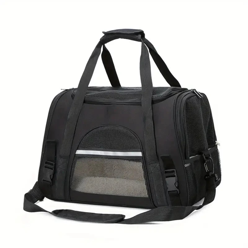 Large Cat & Dog Carrier – Soft-Sided Travel Pet Carrier for Medium & Large Cats & Puppies