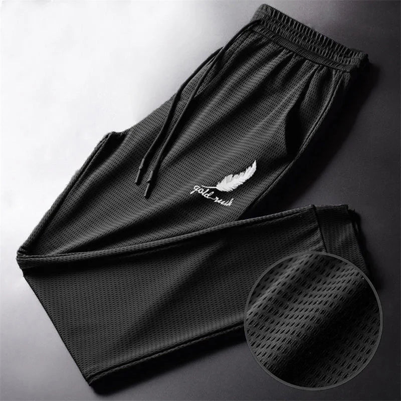 Men Fashion Quick Dry Pants Lightweight Hiking Jogging Running  Breathable Trousers