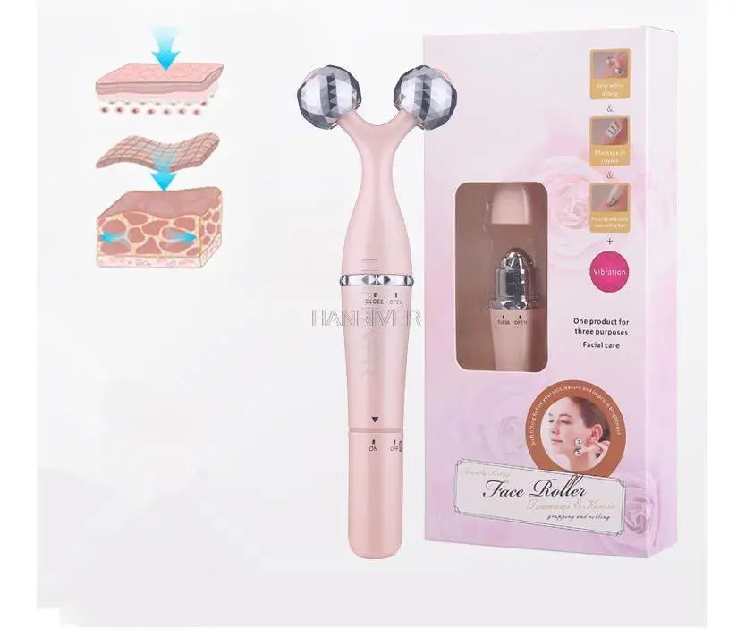Electric Vibration Facial Roller - Eye Massager, Anti-Aging, Wrinkle Reduction, and Slimming Skin Care Tool - PULSE MART