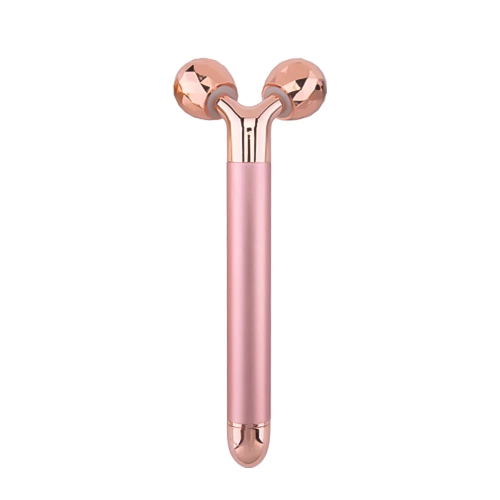 Electric Roller Beauty Bar – Vibrating Facial Massager for Face Lifting, Anti-Wrinkle &amp; Skin Tightening Tool - PULSE MART
