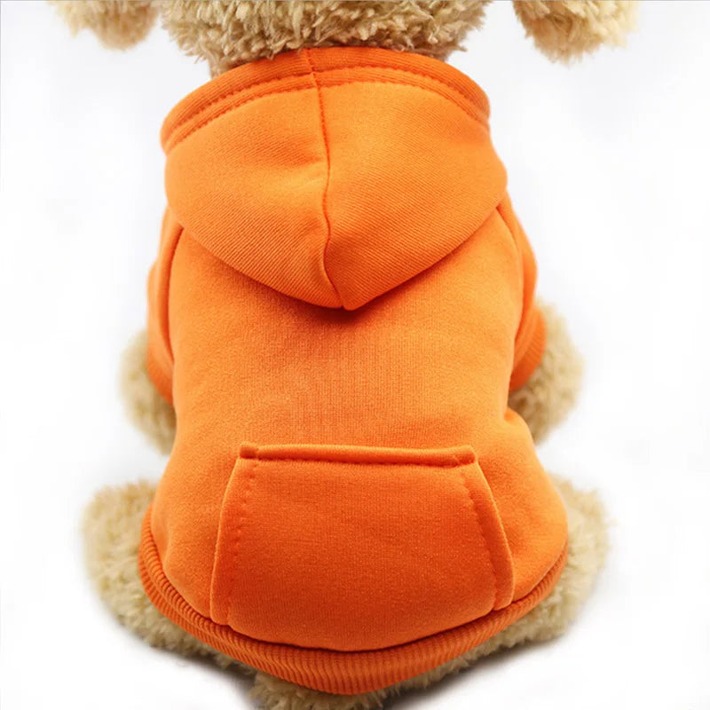 Cozy Fleece Dog Hoodie - Warm Winter Coat for Small & Large Breeds