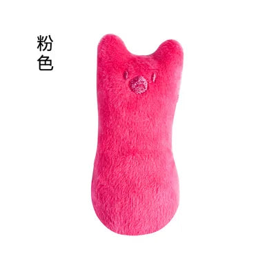 Interactive Catnip Plush Cat Toy – Teeth Cleaning Chew & Squeaky Toy for Cats and Kittens
