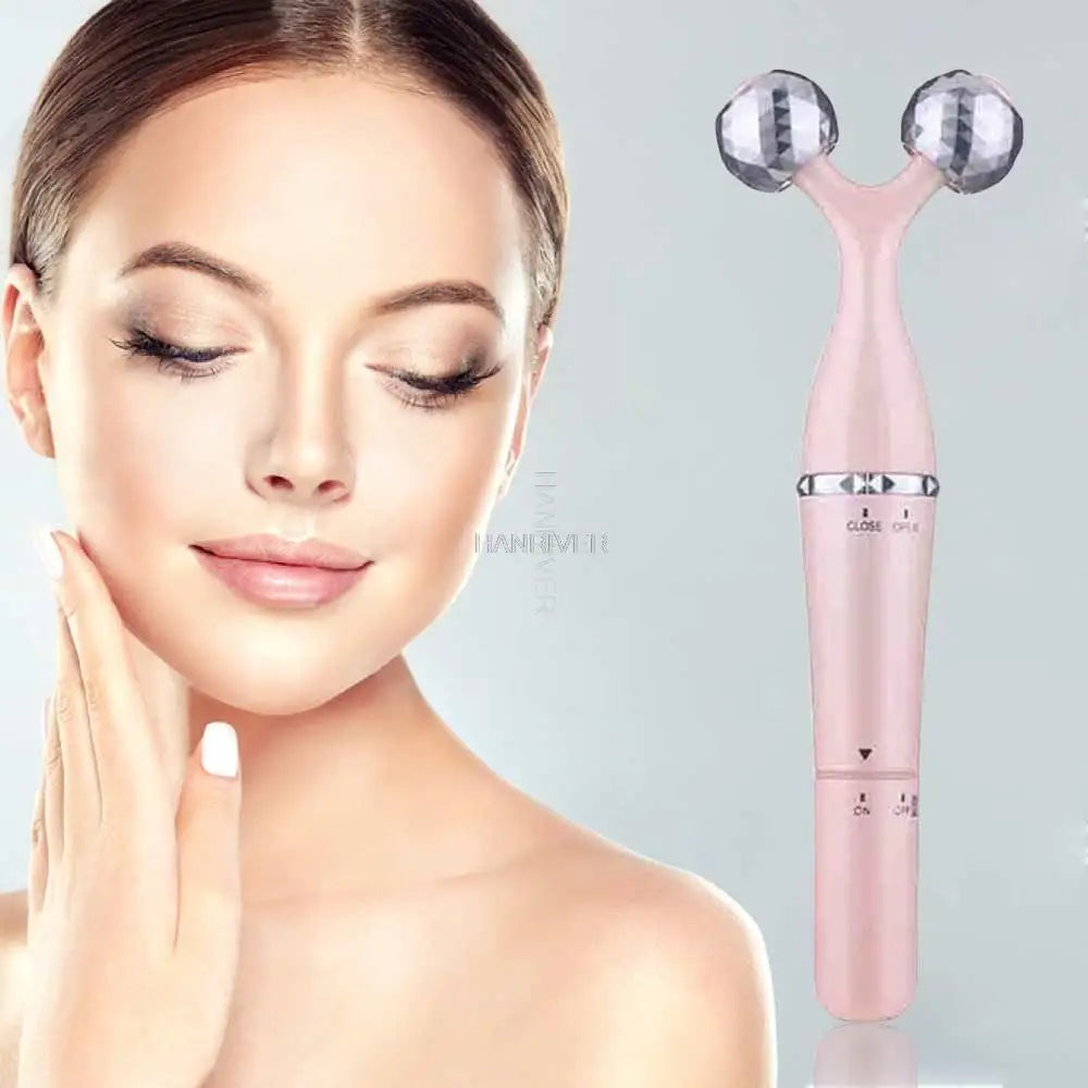 Electric Vibration Facial Roller - Eye Massager, Anti-Aging, Wrinkle Reduction, and Slimming Skin Care Tool - PULSE MART
