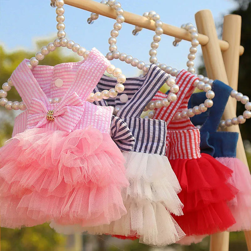 Striped Cat Clothes – Soft Spring & Summer Pet Shirt for Cats, Kittens & Small Dogs