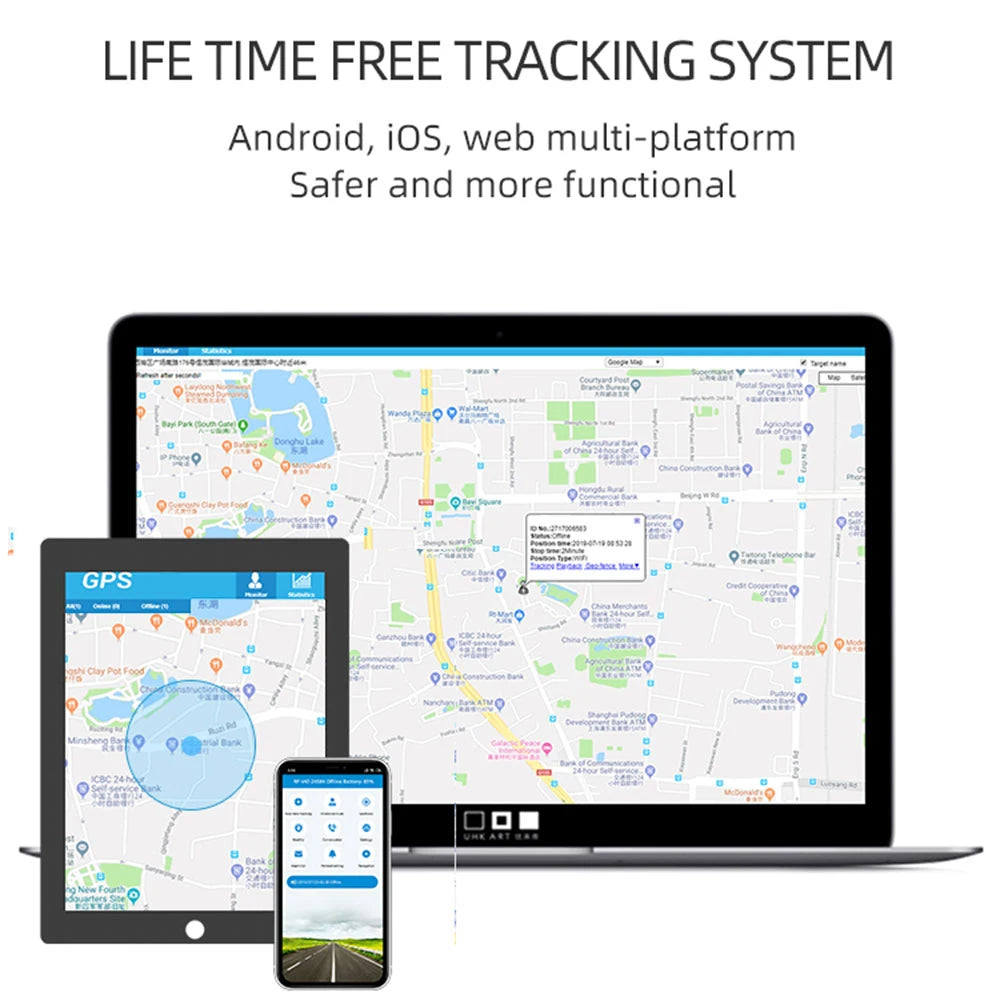 TK909 2G GSM GPS Pet Tracker – Waterproof IP67 Dog & Cat GPS Locator with Free App
