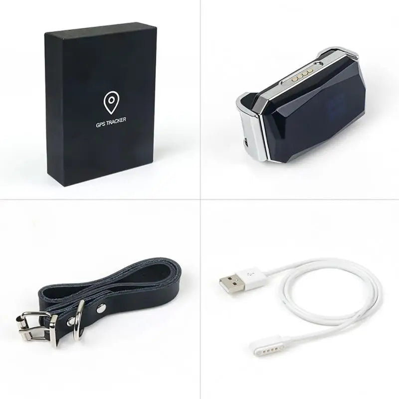 IP67 Waterproof GPS Pet Tracker – WiFi Smart Collar Locator with LED Light for Dogs & Cats