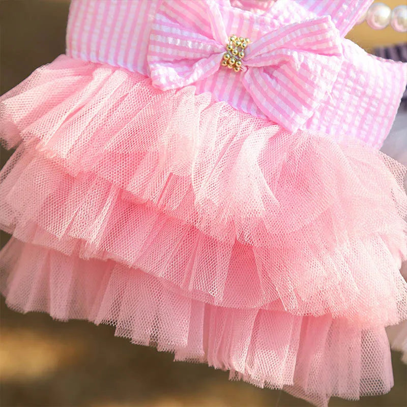 Striped Cat Clothes – Soft Spring & Summer Pet Shirt for Cats, Kittens & Small Dogs