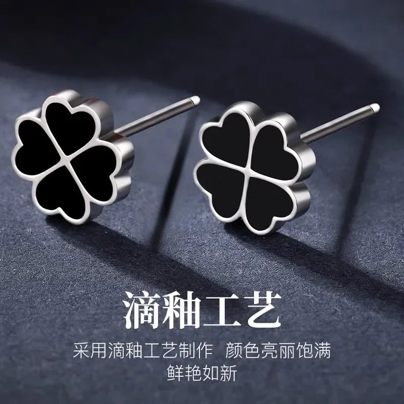 Black Earrings for Women, Stylish and Personalized, Exquisite and Simple, Versatile