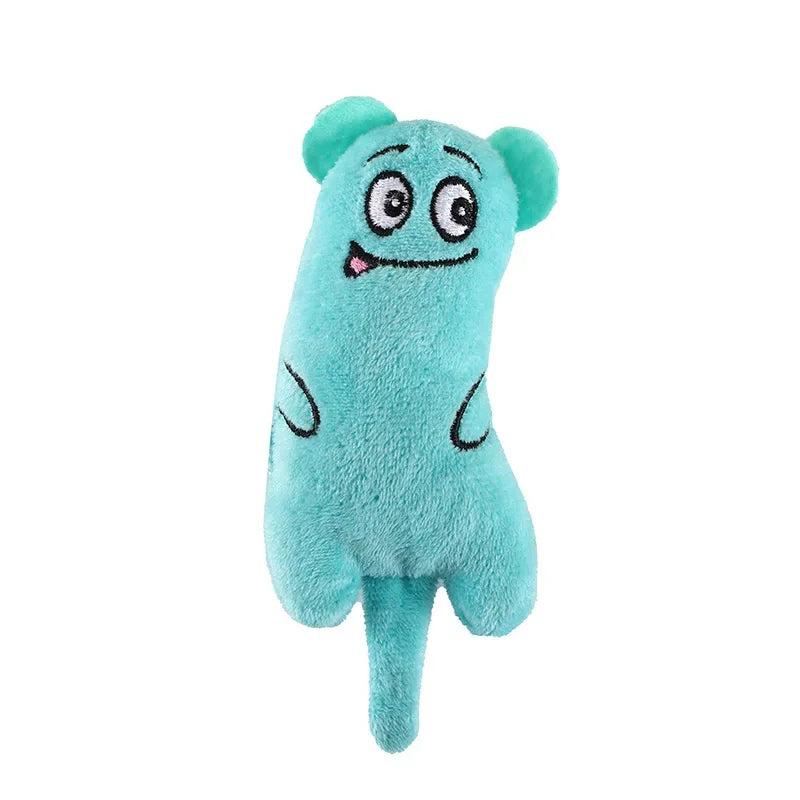 Cute Catnip Plush Cat Toy – Interactive Squeaky Chew & Teething Toy for Cats and Kittens