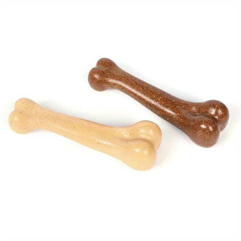 Beef-Flavored Bone Dog Toy - Durable Interactive Dental Chew