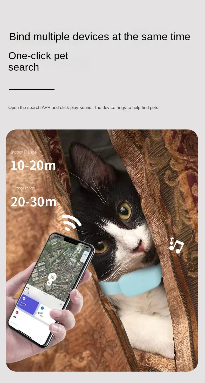 Waterproof Mini GPS Pet Tracker – Real-Time Dog & Cat Anti-Lost Locator with Movement Alerts