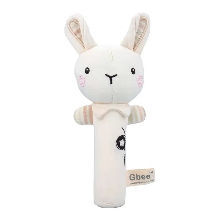 Baby Rattles Soft Cartoon Cute Plush Animal Rattles Toys Child Educational Handbells Soft Toddler Baby Comfort Toys - PULSE MART