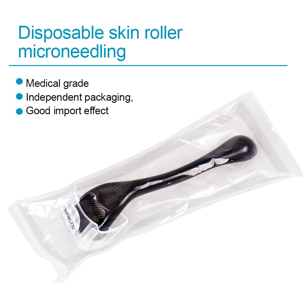 540 Needles Microneedle Derma Roller - Facial and Body Hair Growth Enhancer, Skin Care and Microneedling Tool - PULSE MART