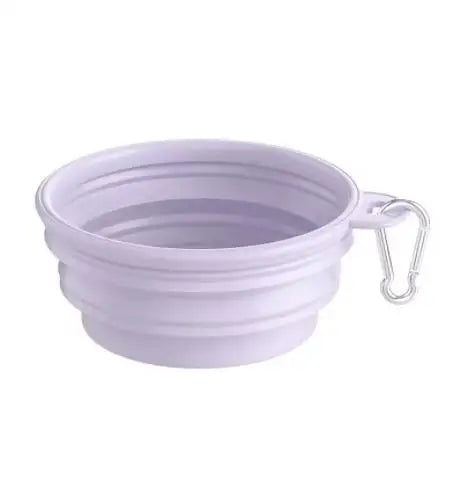 Macaron Portable Folding Bowl - Aesthetic Silicone Travel Pet Feeder