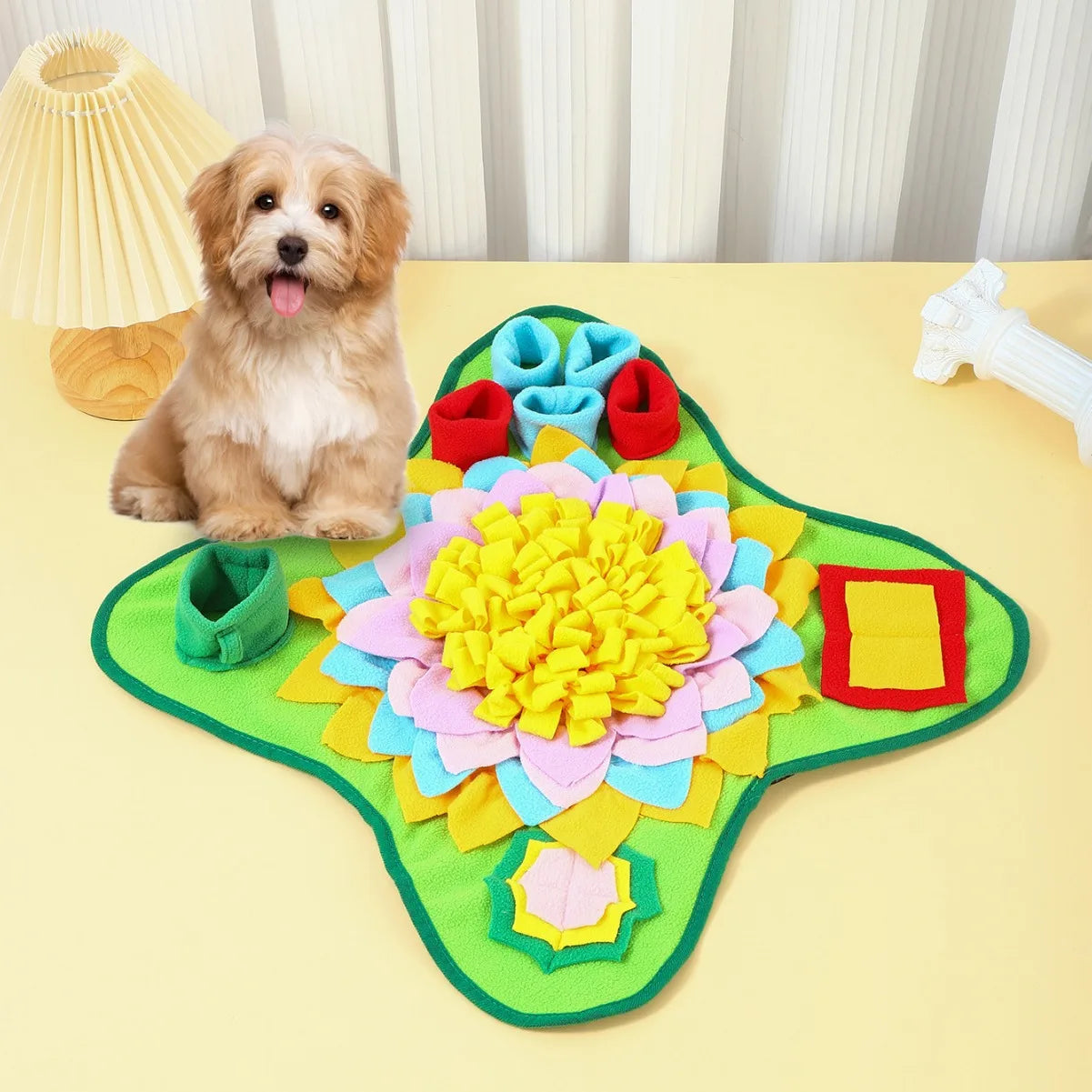 Interactive Dog Snuffle Mat, Mental Enrichment Foraging Puzzle