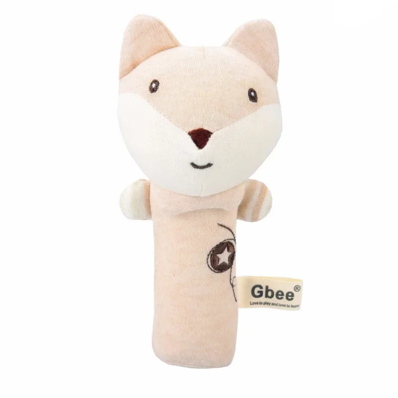 Baby Rattles Soft Cartoon Cute Plush Animal Rattles Toys Child Educational Handbells Soft Toddler Baby Comfort Toys - PULSE MART