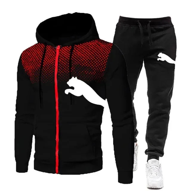 Hoodies Sets Men's Clothing Fashion Autumn/Winter Designer Clothing Hooded Jacket